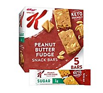 Special K Snack Bars Keto Friendly 7g Protein Peanut Butter Fudge 5 Count - 6.17 Oz