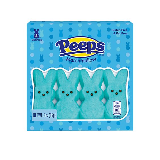 Peeps Blue Marshmallow Bunnies Easter Candy - 3.0 Oz