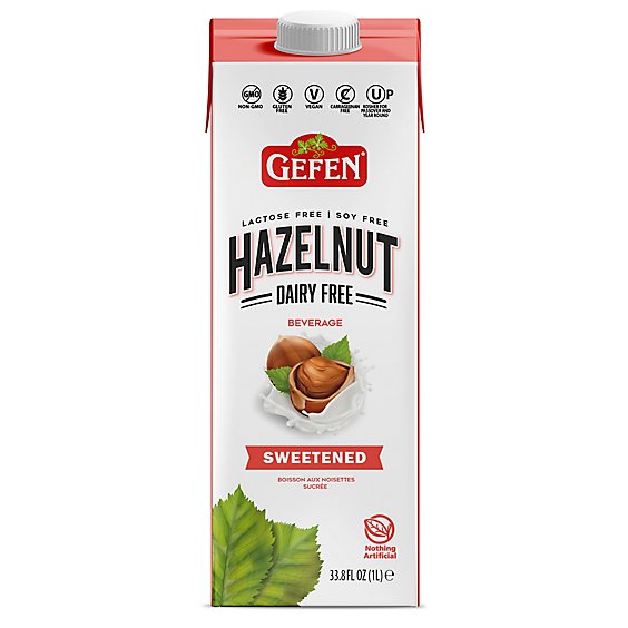 Gefen Sweetened Hazelnut Milk - 33.8 OZ