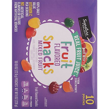Signature Select Fruit Snacks Mixed Fruit 10 Ct - 10 CT - Image 6