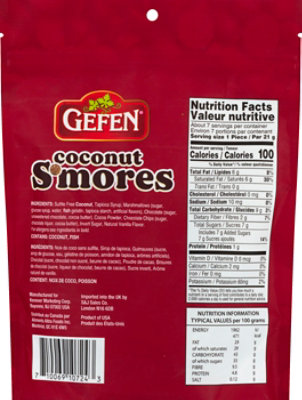 Gefen Chocolate Smores - 5.25 OZ - Image 6