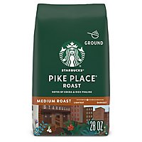 Starbucks Pike Place Roast 100% Arabica Medium Roast Ground Coffee Bag - 28 Oz - Image 1