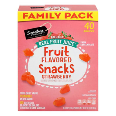 Signature Select Fruit Snacks Strawberry Family Pk - 40 CT - Image 3