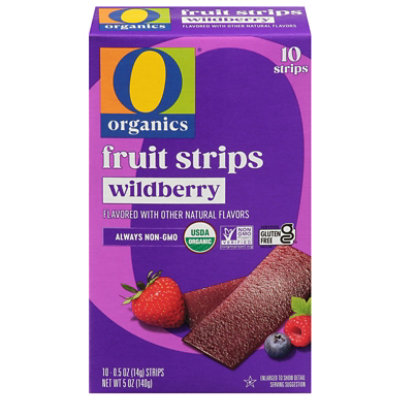 O Organics Fruit Strips Wild Berry - 5 Oz