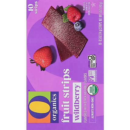 O Organic Fruit Strips Wild Berry - 5 OZ - Image 6