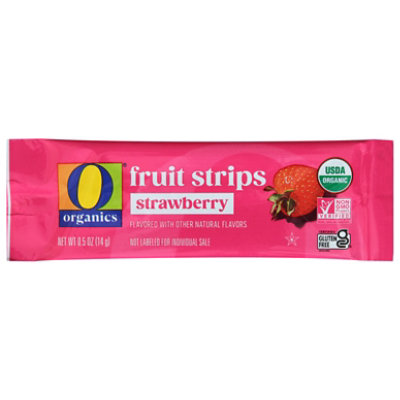 O Organics Fruit Strips Strawberry - 5 Oz - Image 1