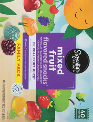 Signature SELECT Fruit Snacks Mixed Fruit Family Pk - 40 CT - Image 5