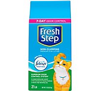 Fresh Step Scented Nonclumping Premium Cat Litter With Febreze Freshness - 21 Lbs