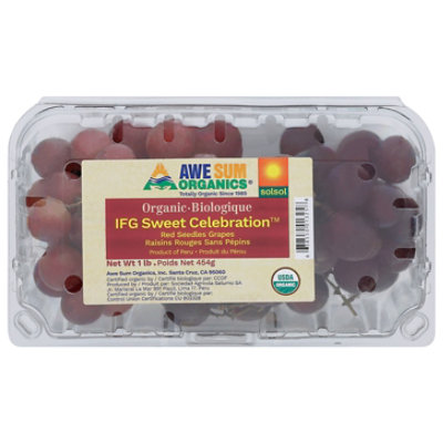 Awe Sum Grapes Red Seedless - 1 LB - Image 3