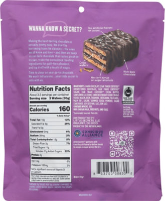 Little Secrets Dark Choc Wafer Seasalt - 3.5 OZ - Image 6