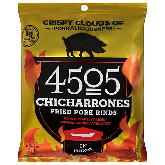 4505 Chicharrones Pork Rinds En Fuego - 1.1 OZ