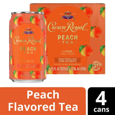 Crown Royal Peach Tea - 4-12 FZ
