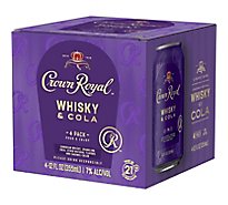 Crown Royal Whiskey & Cola - 4-12 FZ