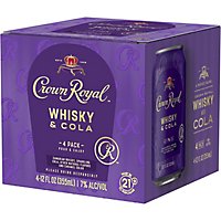 Crown Royal Whiskey & Cola - 4-12 FZ - Image 1