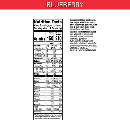 Special K Breakfast Cereal Made with Real Fruit Blueberry - 11.6 Oz - Image 4