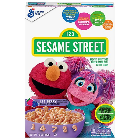 General Mills Sesame Street Berry Cereal - 12 OZ