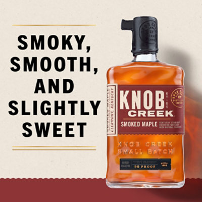 Knob Creek Smoked Maple Kentucky Straight Bourbon Whiskey - 750 Ml - Image 2