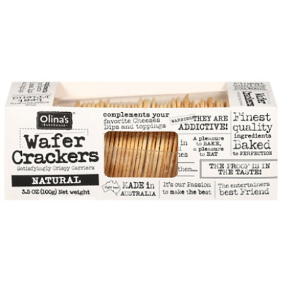 Olinas Bakehouse Cracker Wafer Natural - 3.5 OZ - Image 3