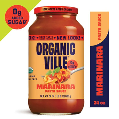 Organicville Marinara Pasta Sauce - 24 OZ - Image 2