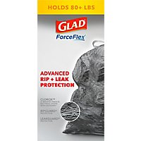 Glad Large Drawstring Forceflex With Clorox Mountain Air Trash Bags - 25-30 Gallon - Image 4