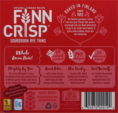 Finn Crisp Crispbread Multi Grain - 6.2 OZ - Image 5