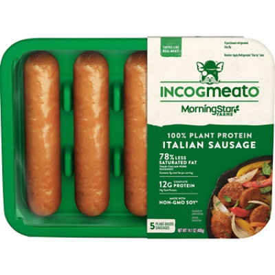 Morningstar Farms Incogmeato Sausage Italian Sausage - 14 Oz. - Image 1