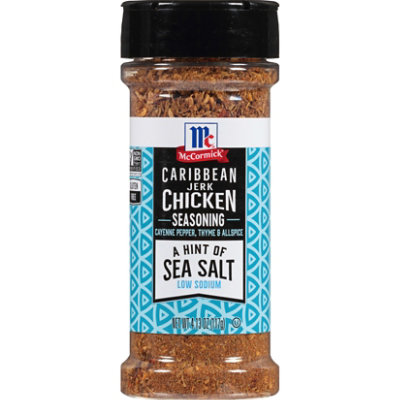 McCormick A Hint Of Sea Salt Caribbean Jerk Chicken Seasoning - 4.13 Oz