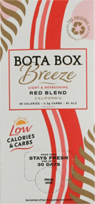 Bota Box Breeze Red Blend Wine - 3 Liter - Image 8