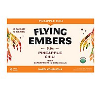 Flying Embers Hrd Kombucha Pineapple Chili In Cans - 6-12 FZ