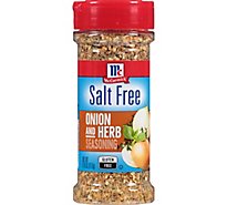 McCormick Salt Free Onion and Herb Seasoning - 4.16 Oz