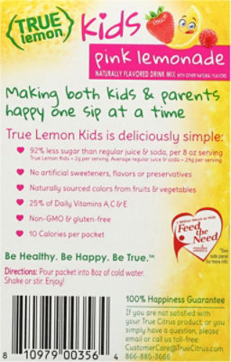 True Citrus Pink Lemonade Mix - 1.38 OZ - Image 5
