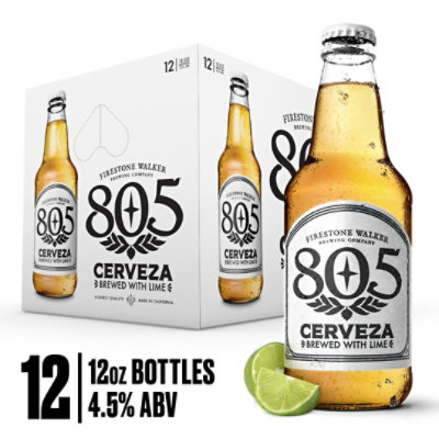 Firestone Walker 805 Cerveza Beer Lager Bottles - 12-12 Fl. Oz.