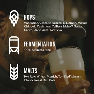 Firestone Walker Double Mind Haze Hazy Beer IPA Cans - 6-12 Fl. Oz. - Image 4