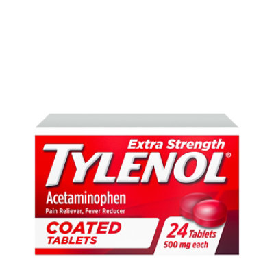 Tylenol Xtra Strength Tablets - 24 CT - Image 1