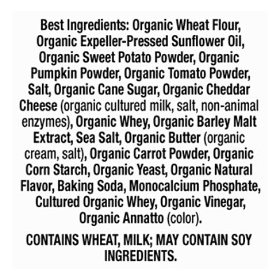 Annies Organic Crackers Cheesy Cheddar Hidden Veggies - 7.5 Oz - Image 4