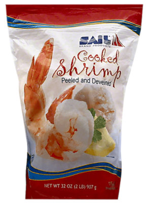 Shrimp Cooked 13-15 Ct Frozen - 2 LB - Image 1