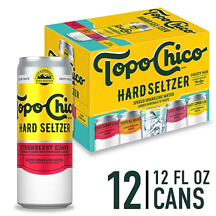 Topo Chico Hard Seltzer 4.7% ABV Variety Pack In Cans - 12-12 Fl. Oz. - Image 2