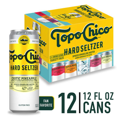 Topo Chico Hard Seltzer 4.7% ABV Variety Pack In Cans - 12-12 Fl. Oz. - Image 1