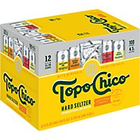 Topo Chico Variety Pack 4.7% ABV Hard Seltzer In Cans - 12-12 Fl. Oz. - Image 1