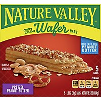Nature Valley Pretzel Peanut Butter Crispy Creamy Wafer Bars - 6.5 OZ - Image 6