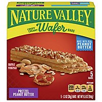 Nature Valley Pretzel Peanut Butter Crispy Creamy Wafer Bars - 6.5 OZ - Image 1