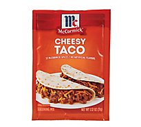 McCormick Cheesy Taco Seasoning Mix - 1.12 Oz