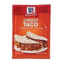 McCormick Cheesy Taco Seasoning Mix - 1.12 Oz - Image 1