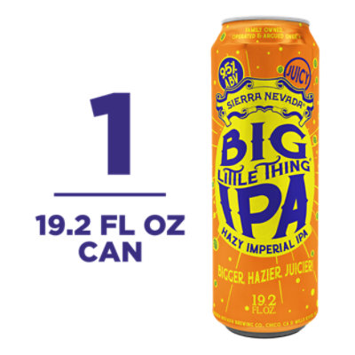 Sierra Nevada Big Little Thing Imperial IPA Craft Beer In Can - 19.2 Oz - Image 1