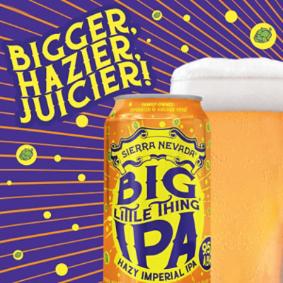 Sierra Nevada Big Little Thing Imperial IPA Craft Beer In Can - 19.2 Oz - Image 3