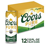 Coors Pure Beer 3.8% ABV Cans - 12-12 Fl. Oz.