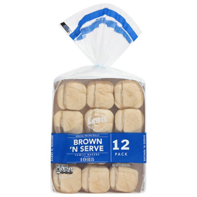 Lewis Bake Shop Brown 'N Serve Rolls 12 ct - 11 OZ - Image 2