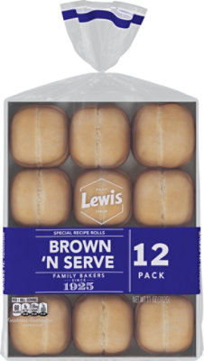 Save on Stop & Shop Brown & Serve Rolls White - 12 ct Order Online