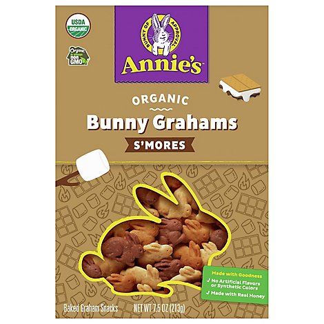 Annies Organic Grahams Bunny Smores - 7.5 Oz