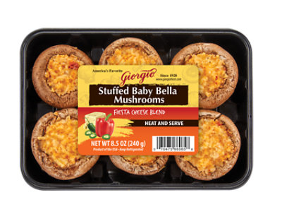 Mushrooms Baby Bella Fiesta Stuffed - 8.5 OZ - Image 1